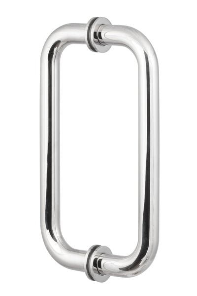 Sure-Loc Hardware SHR-1 26 shower door handle in polished chrome, additional view