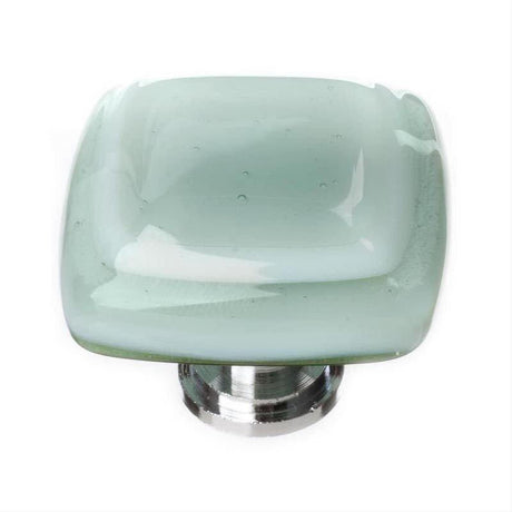Sietto K-103-PC Stratum Spruce Green Knob Polished Chrome