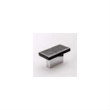 Sietto K-1802-PC Skyline Irid Black Knob Polished Chrome