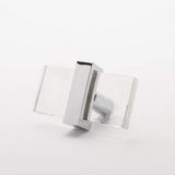 Sietto K-1900-PC Adjustable Clear Knob Polished Chrome