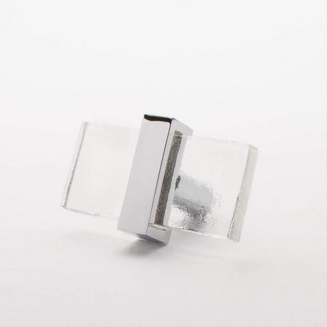 Sietto K-1900-PC Adjustable Clear Knob Polished Chrome