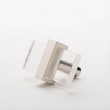 Sietto K-1900-PN Adjustable Clear Knob Polished Nickel
