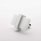 Sietto K-1901-PC Adjustable White Knob Polished Chrome