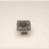 Sietto K-206-SN Glacier Silver Grey Knob Satin Nickel