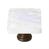 Sietto K-212-ORB Glacier White Knob Oil Rubbed Bronze