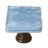 Sietto K-215-ORB Glacier Powder Blue Knob Oil Rubbed Bronze