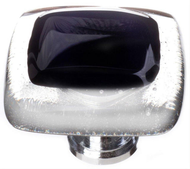 Sietto K-700-PC Reflective Black Knob Polished Chrome