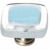 Sietto K-702-SN Reflective Light Aqua Knob Satin Nickel