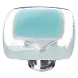 Sietto K-708-PC Reflective Aqua Knob Polished Chrome