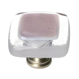 Sietto K-718-SN Reflective Purple Knob Satin Nickel