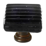 Sietto K-802-ORB Reed Black Knob Oil Rubbed Bronze