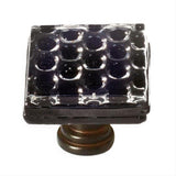 Sietto K-902-ORB Honeycomb Black Knob Oil Rubbed Bronze
