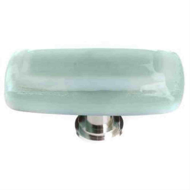Sietto LK-103-PC Stratum Spruce Green Long Knob Polished Chrome