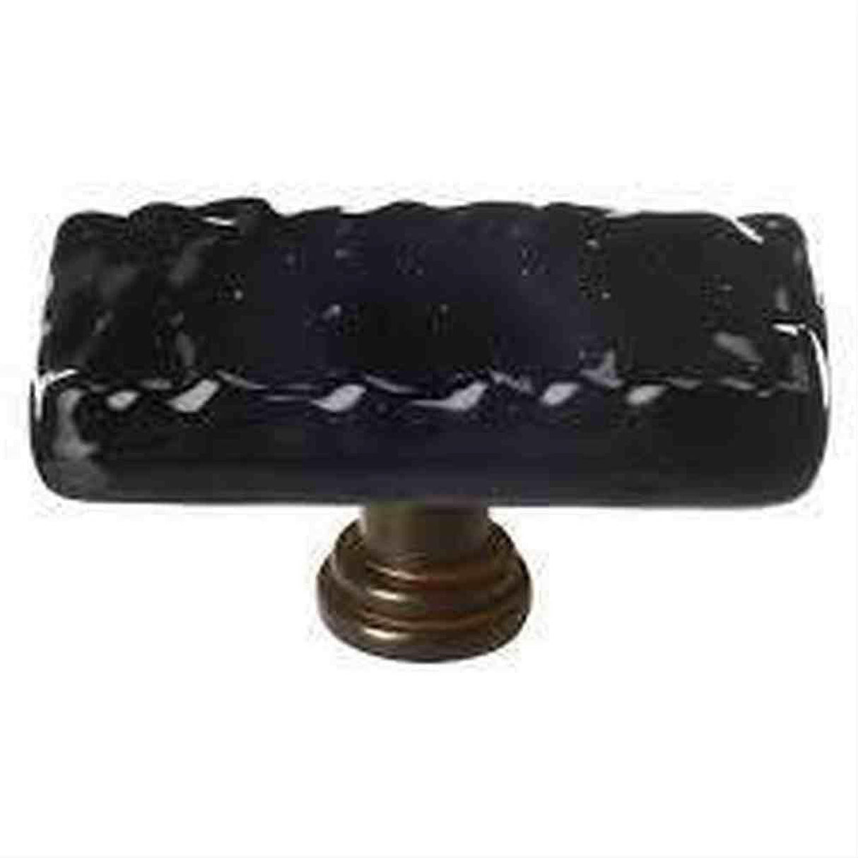 Sietto LK-213-ORB Glacier Black Long Knob Oil Rubbed Bronze