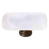 Sietto LK-400-ORB Cirrus White Long Knob Oil Rubbed Bronze