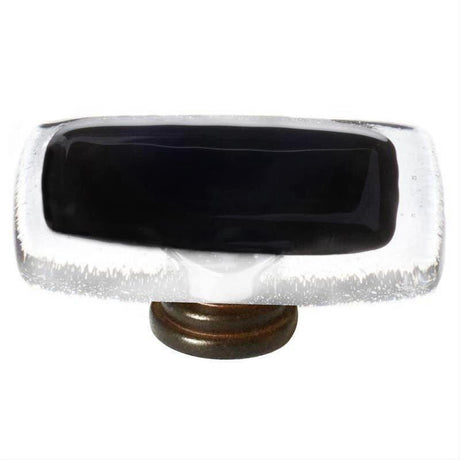 Sietto LK-700-ORB Reflective Black Long Knob Oil Rubbed Bronze