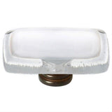 Sietto LK-701-ORB Reflective White Long Knob Oil Rubbed Bronze