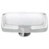 Sietto LK-701-PC Reflective White Long Knob Polished Chrome