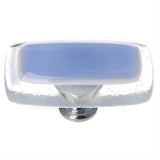 Sietto LK-704-PC Reflective Sky Blue Long Knob Polished Chrome