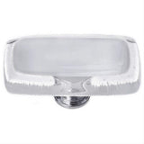 Sietto LK-710-PC Reflective Blue-Grey Long Knob Polished Chrome