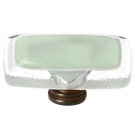 Sietto LK-712-ORB Reflective Spruce Green Long Knob Oil Rubbed Bronze