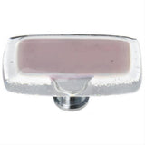 Sietto LK-718-PC Reflective Purple Long Knob Polished Chrome