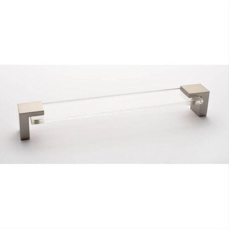 Sietto P-1200-8-SN Affinity Clear Pull Satin Nickel