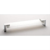 Sietto P-1201-8-PC Affinity White Pull Polished Chrome