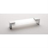 Sietto P-1201-PC Affinity White Pull Polished Chrome