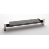Sietto P-1202-8-PN Affinity Slate Gray Pull Polished Nickel