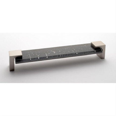 Sietto P-1202-8-SN Affinity Slate Gray Pull Satin Nickel
