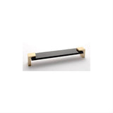 Sietto P-1203-8-SB Affinity Black Pull Satin Brass