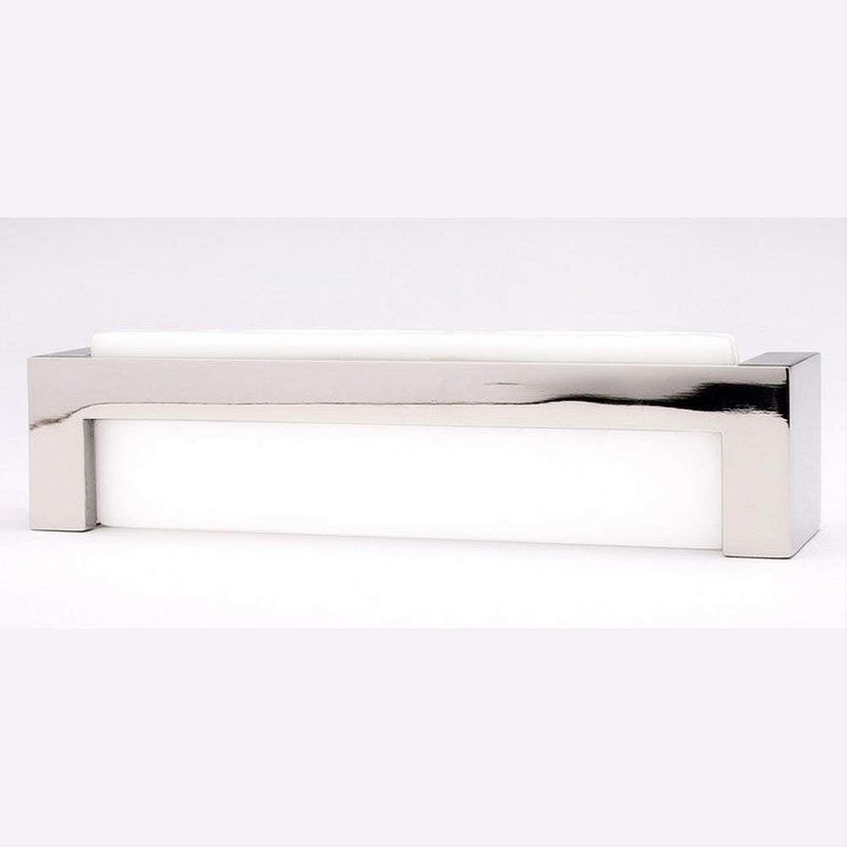 Sietto P-1801-PN Skyline White Pull Polished Nickel