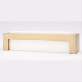 Sietto P-1801-SB Skyline White Pull Satin Brass