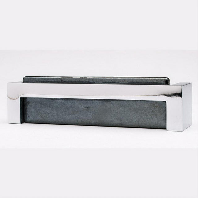 Sietto P-1802-PC Skyline Irid Black Pull Polished Chrome