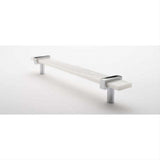 Sietto P-1901-9-PC 9" Adjustable White Pull Polished Chrome
