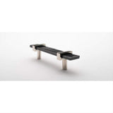 Sietto P-1902-5.5-PN 5.5" Adjustable Slate Gray Pull Polished Nickel