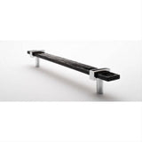Sietto P-1903-9-PC 9" Adjustable Black Pull Polished Chrome