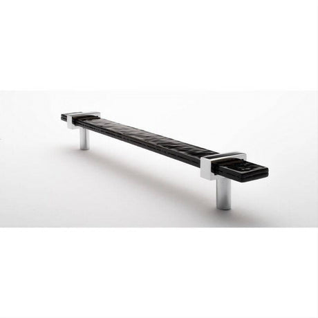 Sietto P-1903-9-PC 9" Adjustable Black Pull Polished Chrome