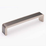 Sietto P-2000-6-G-SN Fusion 6" Pull Gunmetal Gunmetal/Satin Nickel