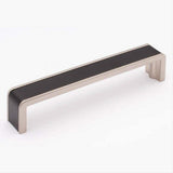 Sietto P-2000-6-MB-SN Fusion 6" Cabinet Pull Matte Black Matte Black/Satin Nickel