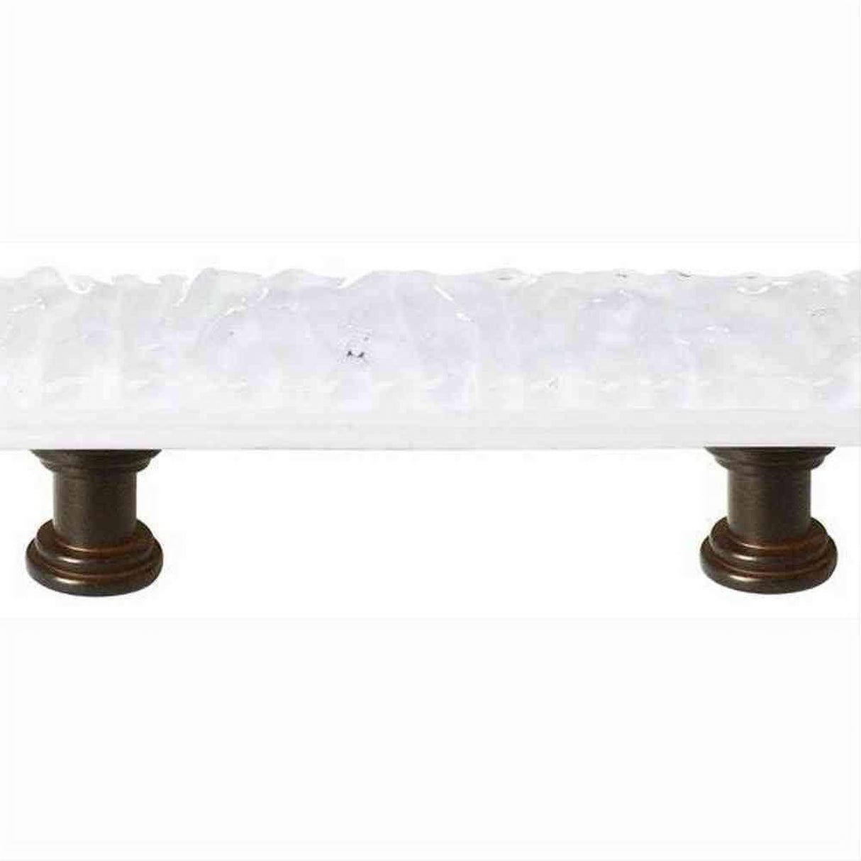 Sietto P-212-ORB Glacier White Pull Oil Rubbed Bronze