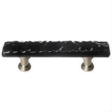 Sietto P-213-SN Glacier Black Pull Satin Nickel
