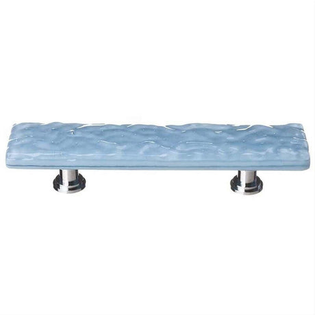 Sietto P-215-PC Glacier Powder Blue Pull Polished Chrome