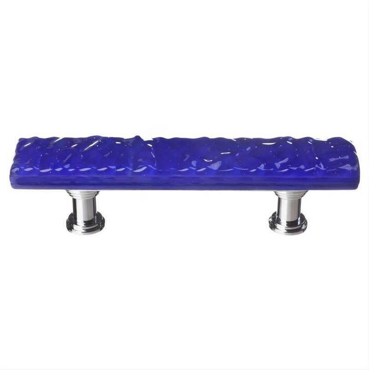 Sietto P-221-PC Glacier Deep Cobalt Blue Pull Polished Chrome