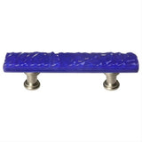 Sietto P-221-SN Glacier Deep Cobalt Blue Pull Satin Nickel