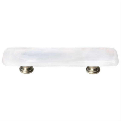 Sietto P-400-SN Cirrus White Pull Satin Nickel