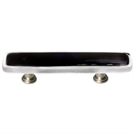 Sietto P-700-SN Reflective Black Pull Satin Nickel