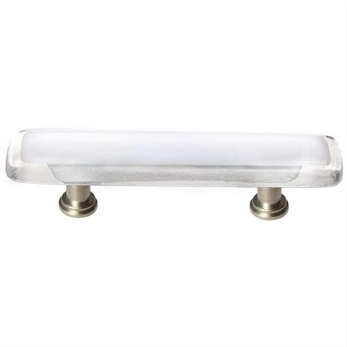 Sietto P-701-SN Reflective White Pull Satin Nickel