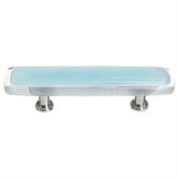 Sietto P-702-PC Reflective Light Aqua Pull Polished Chrome